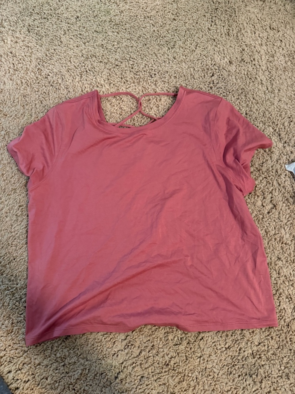 lululemon athletica Short-Sleeve Strappy Back Tee - Rose